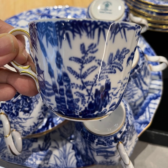 Royal Crown Derby MIKADO Bone China Set of 23 Made in England Vintage Tea Cup - Picture 9 of 9